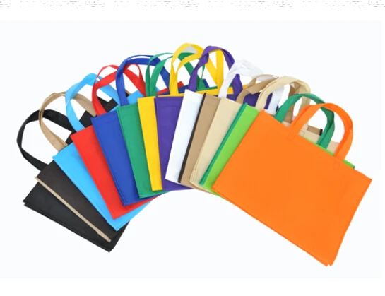 500 шт./лот Экологичные многоразовые сумки нетканые хозяйственные сумки 20Hx25x8cm может изготовить логотип компании для рекламы - Цвет: you can choose color