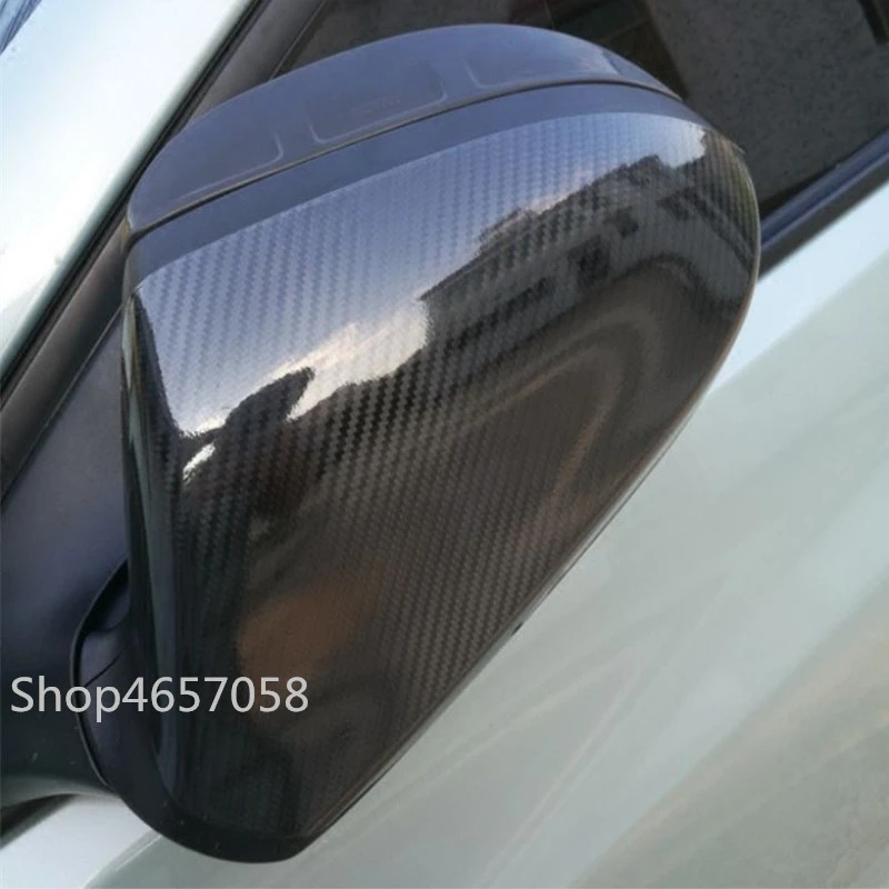 5D Ultra Shiny Glossy Carbon Black Fiber Decal Sticker 12"x60" for FIAT Car 