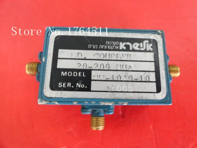 

[BELLA] KTEIFK MW-1040-10 20-200MHz 10dB SMA supply coupler