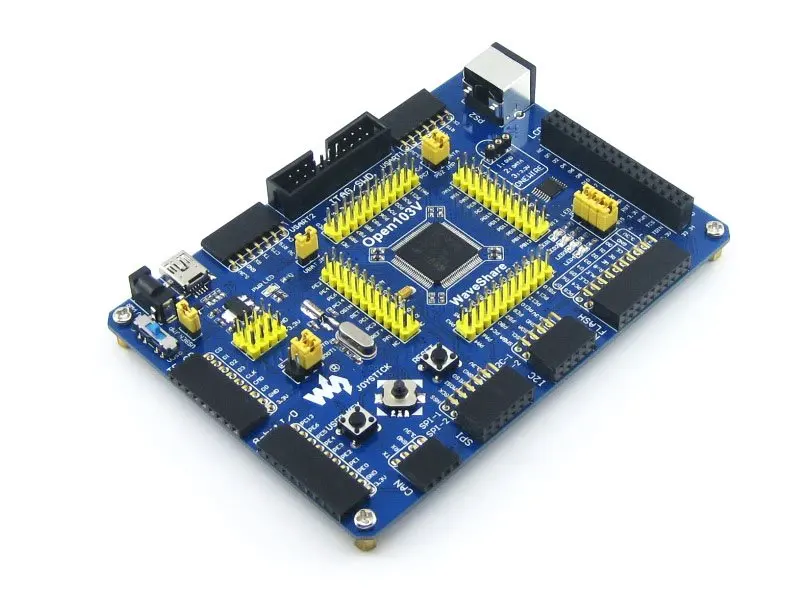 Waveshare STM32 доска STM32F103VET6 STM32F103 ARM Cortex-M3 STM32 макетная плата+ 7 аксессуары модуль комплект = Open103V посылка A