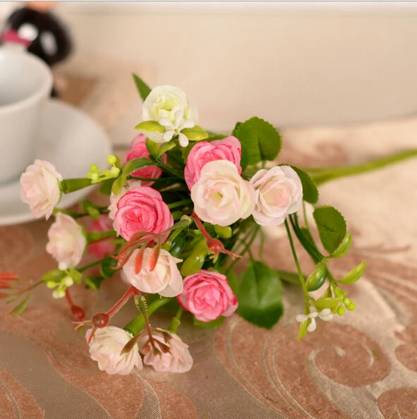 3pcs artificial flowers tulips artificial flowers cheap silk flowers plants in pot outdoors for