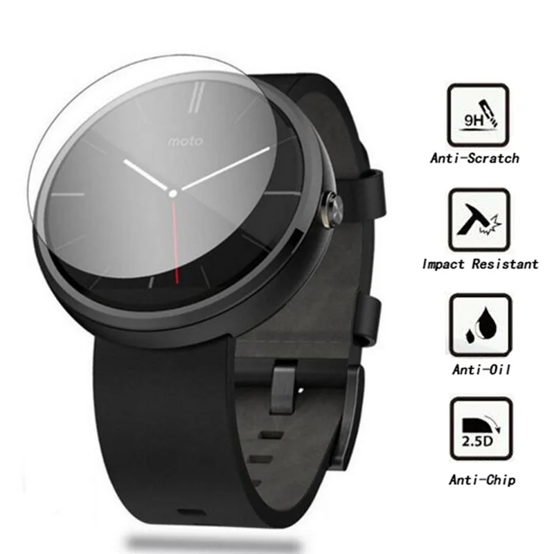 

9H hardness 2.5D Premium Screen Protector DIY Round watch Tempered Glass Explosion-proof Glass Film Universal Tempered Glass
