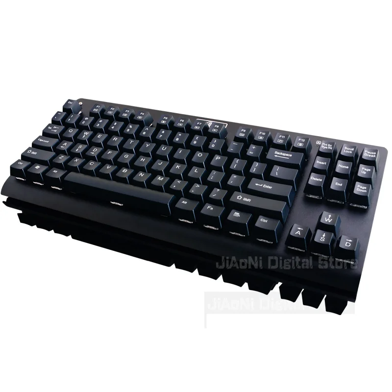 XFalcon Cheap Stock Metal Plate No Backlit 87 Keys Gaming Mechanical