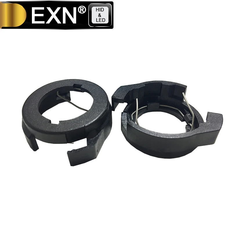 2pcs H7 LED Car Headlight Bulb Holder Retainer Adapter LED Headlight