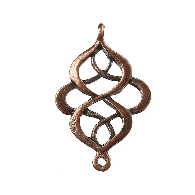 DoreenBeads цинковый металлический сплав соединители фурнитура Calabash антикварная медь