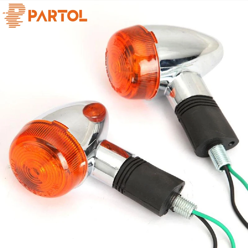 Partol 12V сигнальный фонарь для мотоцикла передний задний индикатор мигалка лампа