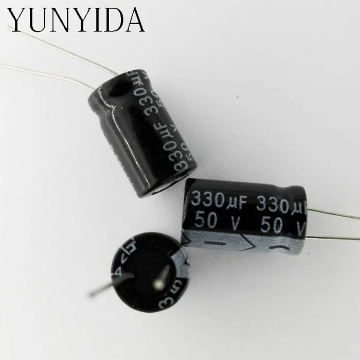 Алюминий электролитический конденсатор с алюминиевой крышкой, 50В 330 мкФ 100 мкФ 220 мкФ 470 мкФ 20 шт