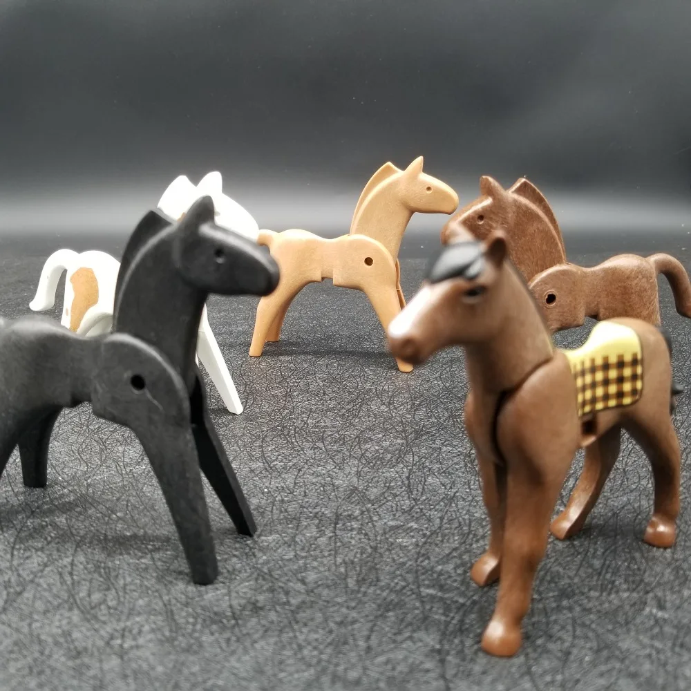 Седло от Playmobil Horse для рыцарей экшн фигурки модель замка животного игрушка