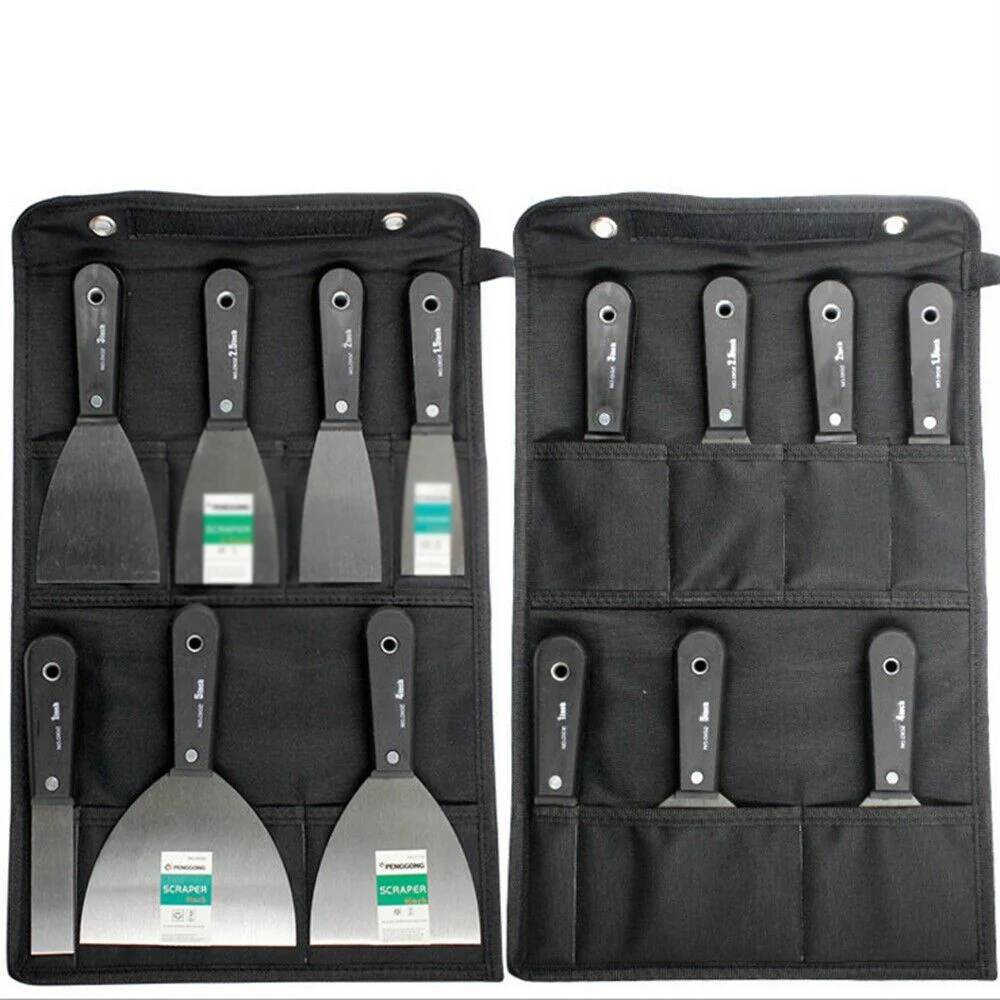 

7pcs Scraper Set Putty Shovel Floor Wall Scraping 1"-5" With Tool Storage Bag 20cm New Arrival