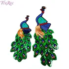 $2.97! FENGRISE Sequin Embroidery Peacock Patch Sewing On Fabric For Dress Cloth Motif Applique DIY Embroidered Patchwork Accessories Cheap FENGRISE Sequin Embroidery Peacock Patch Sewing On Fabric For Dress Cloth Motif Applique DIY Embroidered Patchwork Accessories