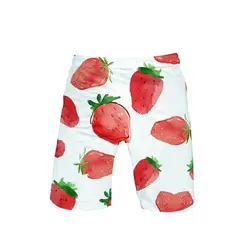 Большие размеры шорты мужские летние 2019 Уличная Повседневная быстросохнущая Клубничная печать мужские шорты для фитнеса Pantalones Cortos Hombre
