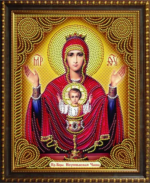Mosaic 5D DIY Diamond Painting Religion Icon Embroidery Classic Style Round Rhinestone Home Decor dropshipping | Дом и сад