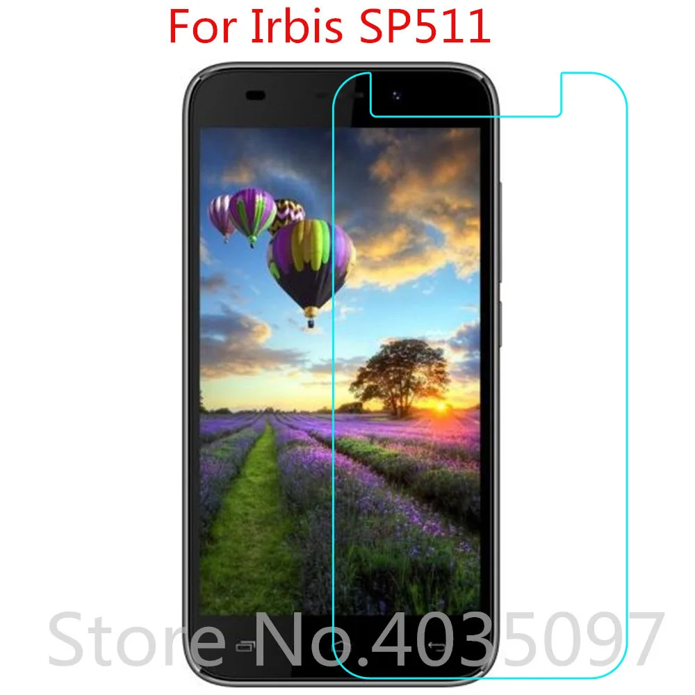 2 шт. 2.5D 9H для Irbis SP511 Закаленное стекло Защитная стеклянная пленка