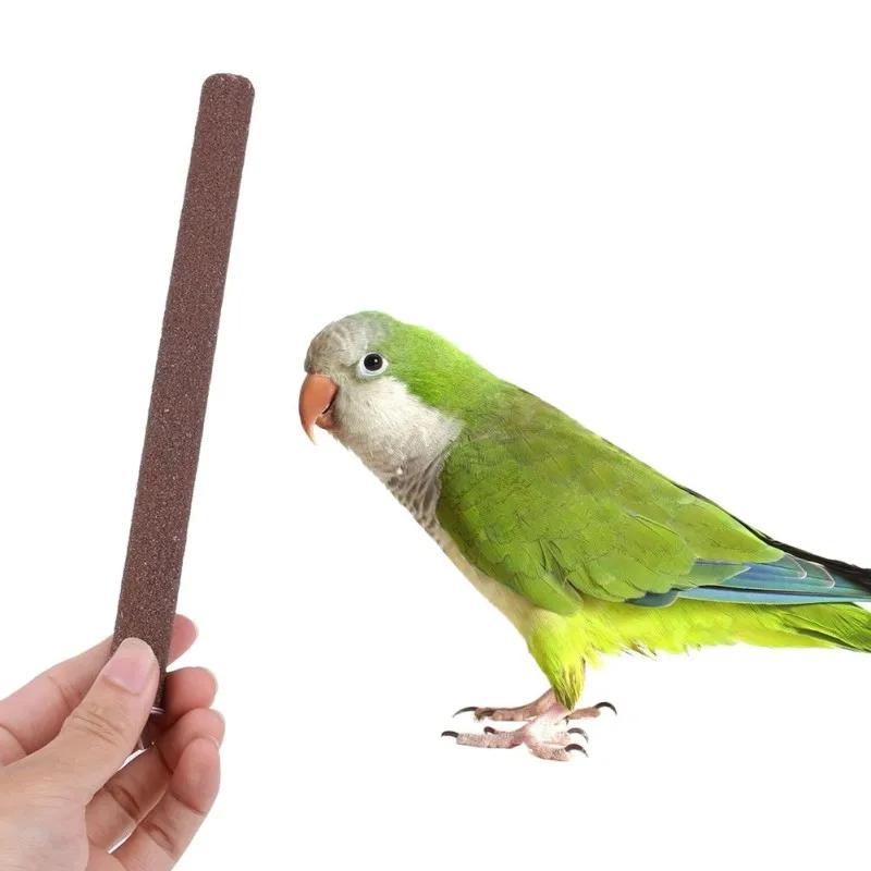 Pet Bird Cage Perches Stand Platform Chew Toy Paw Grinding For Parrot Parakeet 