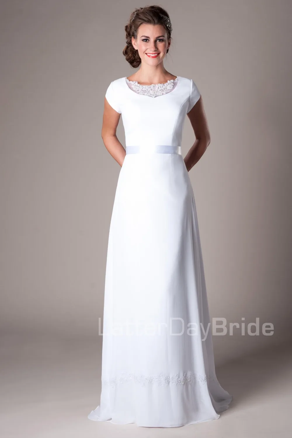 long plain gown design