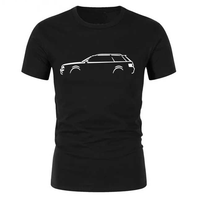 

classical Brand car print men's Tops QUATTRO TT RS R8 RS6 RS4 S LINE Car tshirt youth Sport fitness T-shirt men cotton T shirt