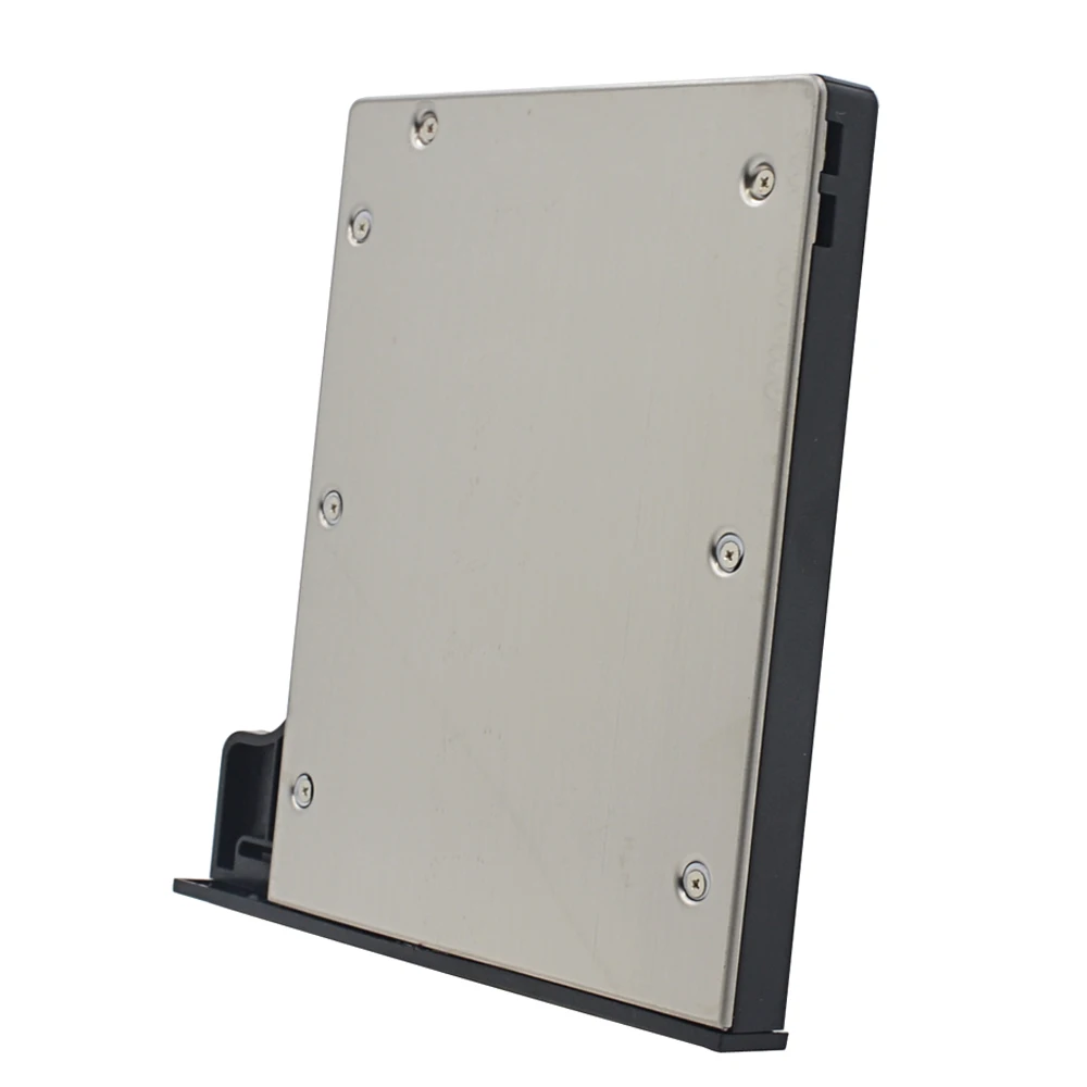 Универсальный Алюминий 2nd HDD Caddy 12 7 мм SATA 3 0 двойной светодиодный индикатор для 2 5