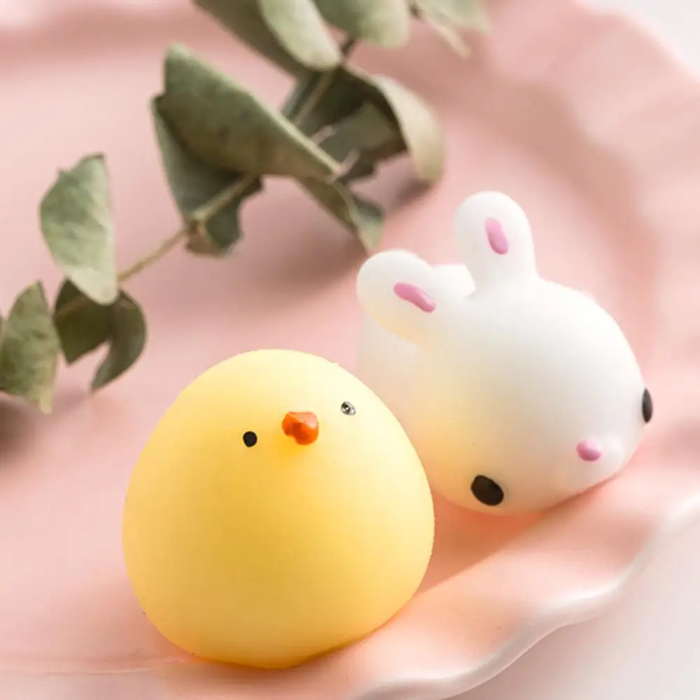 Squishy toys colorful change Antistress Ball cat seal fox pig Vent chicken cute Amimal squishes slow 2