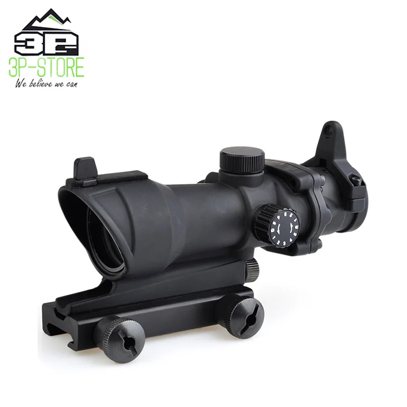 

Aim-O riflescope Tactical Reticle Dot Sight ACOG 4X32 Scope Red/Green for Hunting AO5318