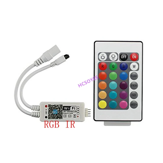 16Million colors control music Wifi RGB / RGBW led controller smartphone and timer mode magic home mini wifi led rgb controller 3