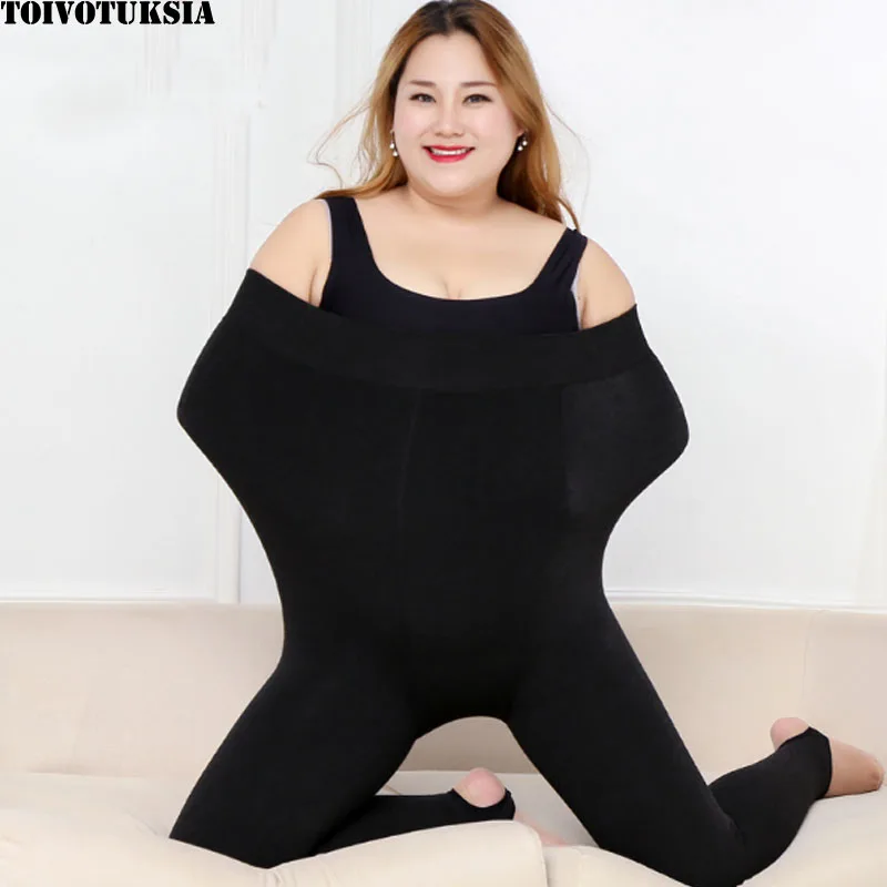 TOIVOTUKSIA 3XL 4XL زائد حجم جديد أزياء المرأة الشتاء مرونة عالية و نوعية جيدة سميكة المخملية السراويل TOIVOTUKSIA 3XL 4XL زائد حجم جديد أزياء المرأة الشتاء مرونة عالية و نوعية جيدة سميكة المخملية السراويل