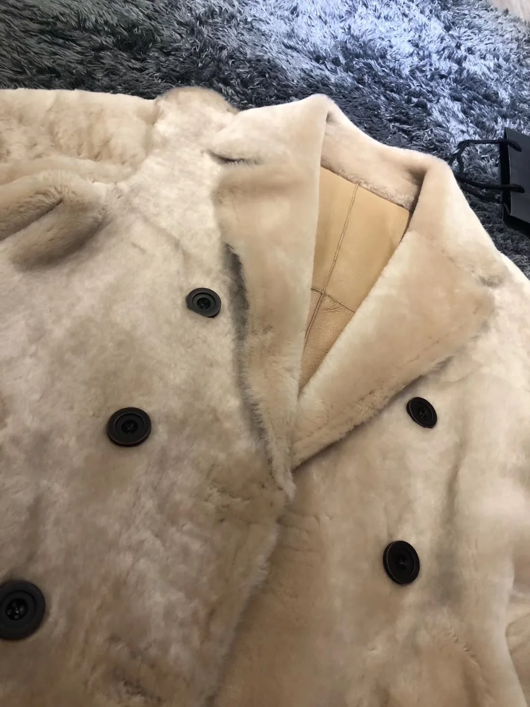 Зимнее пальто с натуральным мехом, Женская куртка из овечьей шерсти мериноса, натуральная кожа, двусторонняя верхняя одежда, Толстая теплая парка в английском стиле