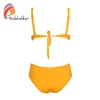 Andzhelika-Bikini jaune uni, Sexy, Bandage, Push Up, Bikini, ensemble deux pièces, pour femmes, vêtements de plage ► Photo 2/6
