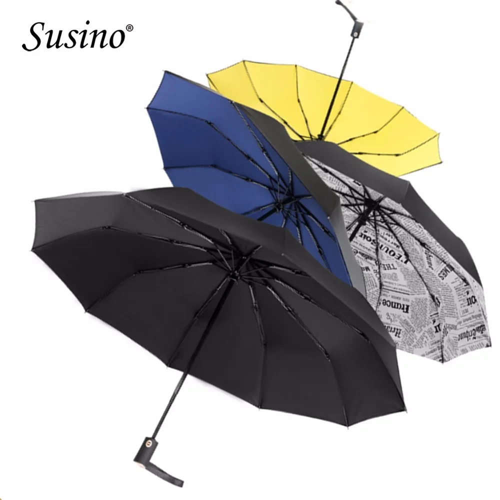 Buy SUSINO Big Windproof Travel Umbrella Compact
