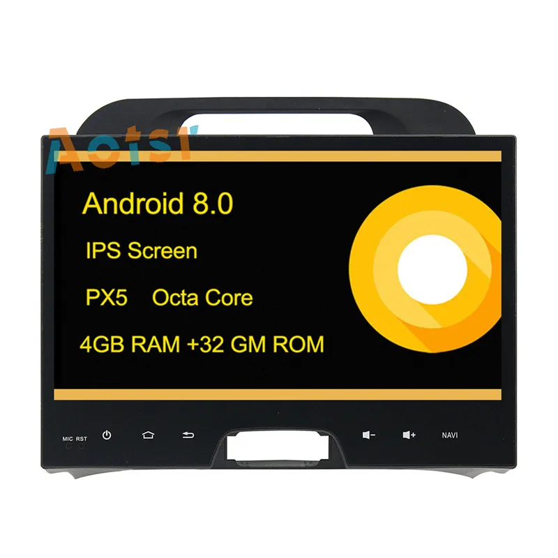 Flash Deal IPS Screen Android 8.0 4+32G Car multimedia dvd player head unit For KIA Sportage 2013 2014 2015 GPS Navigation radio autostereo 4