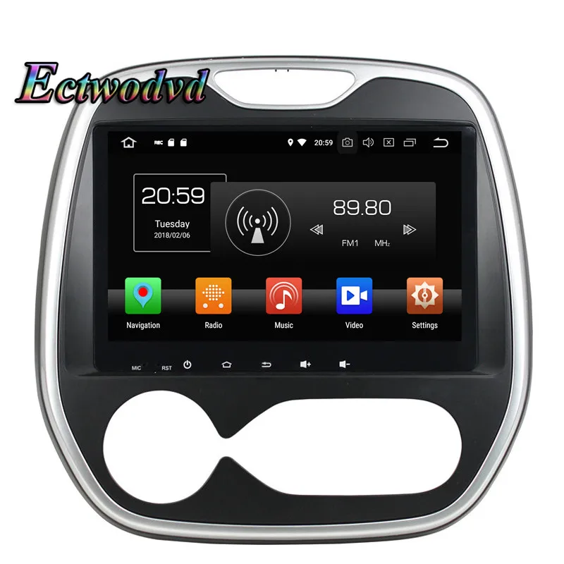 

Ectwodvd Octa Core 4G Android 8.0/Quad Core Android 8.1 Car Multimedia DVD Player For Renault Capture MT 2016 Radio Tapes GPS