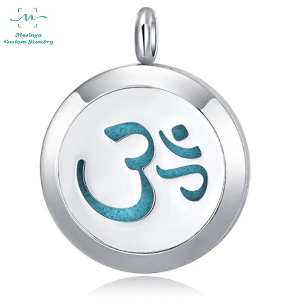 

10pcs Mesinya Yoga Lover (25 30mm) Aromatherapy/Essential Oils 316L Stainless Steel Diffuser Locket pendant Necklace