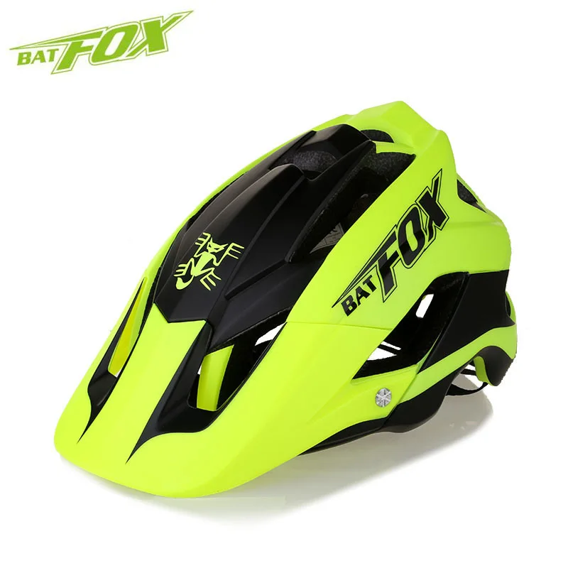 BATFOX ультралегкий цельно-Формованный велосипедный шлем для мужчин и женщин велосипедный шлем Casco Ciclismo дорожный MTB защитный велосипедный шлем - Цвет: Fluo Green