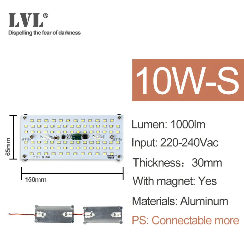 Светодиодный чип SMD2835 с бусинами, умный IC 220V вход 6000K 4000K 7W 10W 18W 25W 36W 40W DIY потолочный светильник - Испускаемый цвет: 10W-S