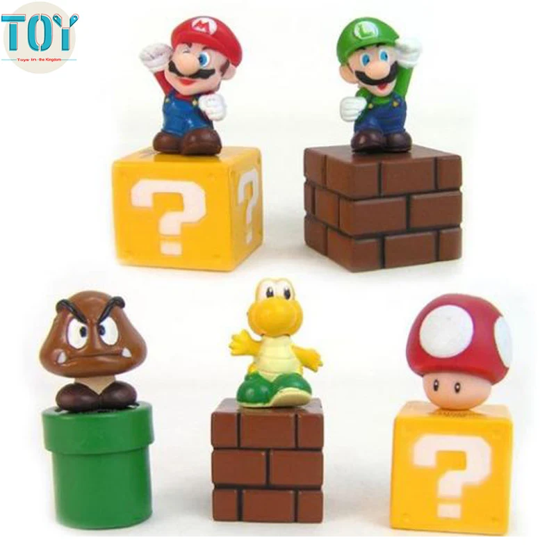 

New 5pcs Doll Figurine Toy PVC Action Figures Doll Anime Juguetes Cake Toppers 5-6cm Kids Gift