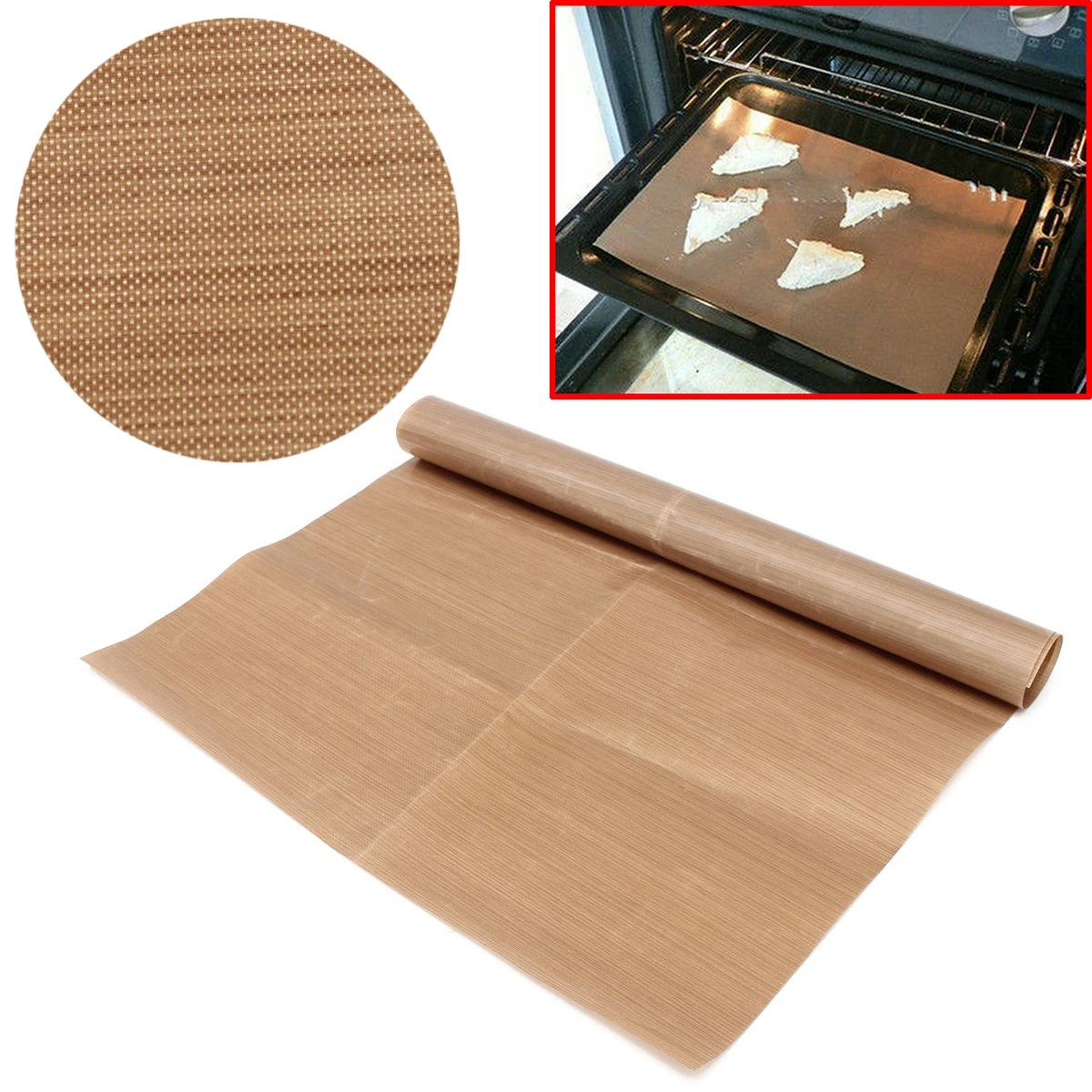 40cm * 33cm Non-Stick Craft Sheet Oven Baking Pad Mat Heat Proof Cardmaking