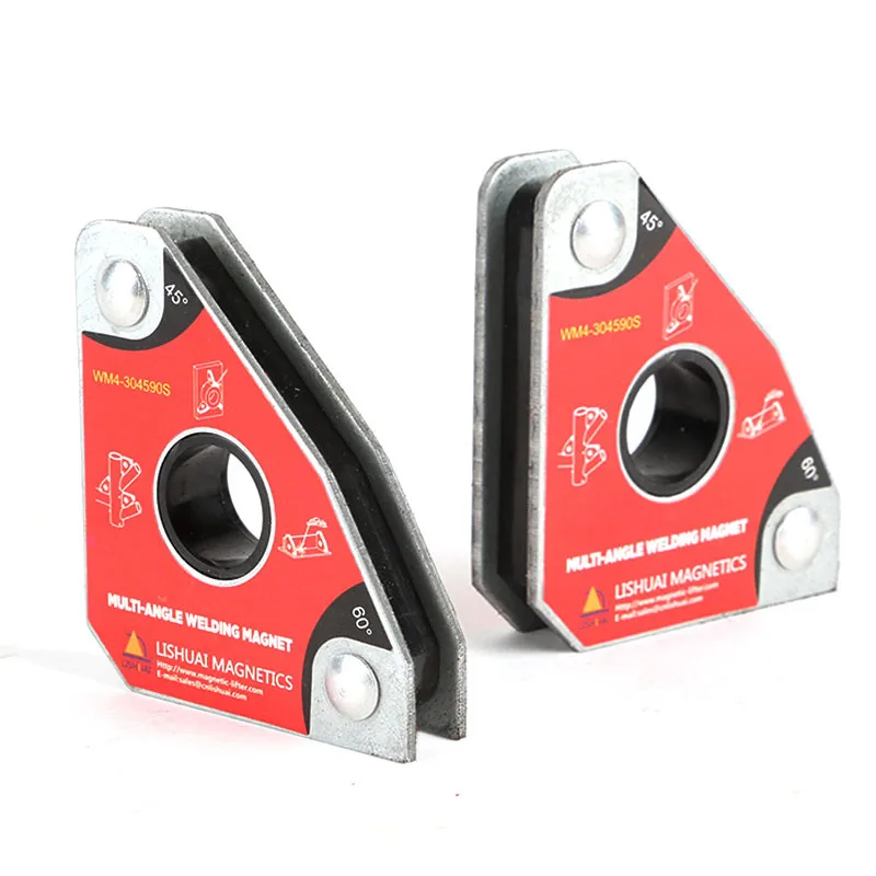 

HS Tools 2pcs Multi-angle Welding Magnet Neodymium Magnetic Clamp for Electric Welding Iron Suction Holding Tools