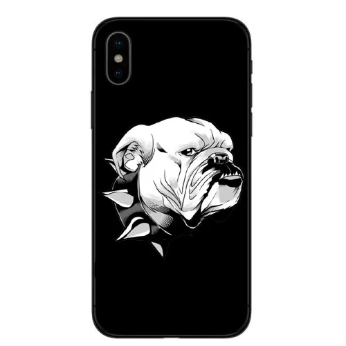 Силиконовые чехлы Suave для iphone X XR XS11Pro MAX 8 7 Boston Terrier Dog Rose|Сумки телефона| |