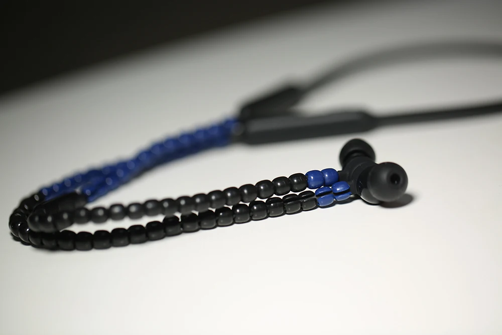 DIY sacai наушники бусины для Beats от Dr. Dre BeatsX наушники sacai бисерные бусины можно носить на шее с аксессуарами