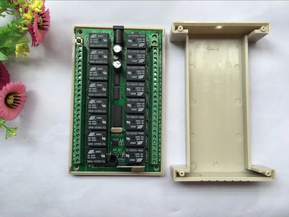 Большой диапазон DC12V 16CH радио управление Лер RF беспроводной переключатель системы дистанционного управления, 315/433 МГц, передатчик и приемник
