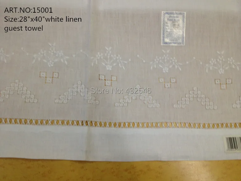  Novelty Unisex Handkerchiefs 12PCS/Lot70*102CM White linen Handkerchief Embroidered Floral Vintage 