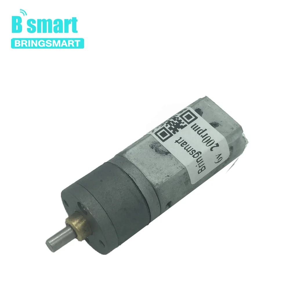

Bringsmart 20-400RPM Mini Motor High Torque Low Speed 6V 12V DC Motor Reduction Gearbox For Robot Car Boat DIY Motor JGA20-180