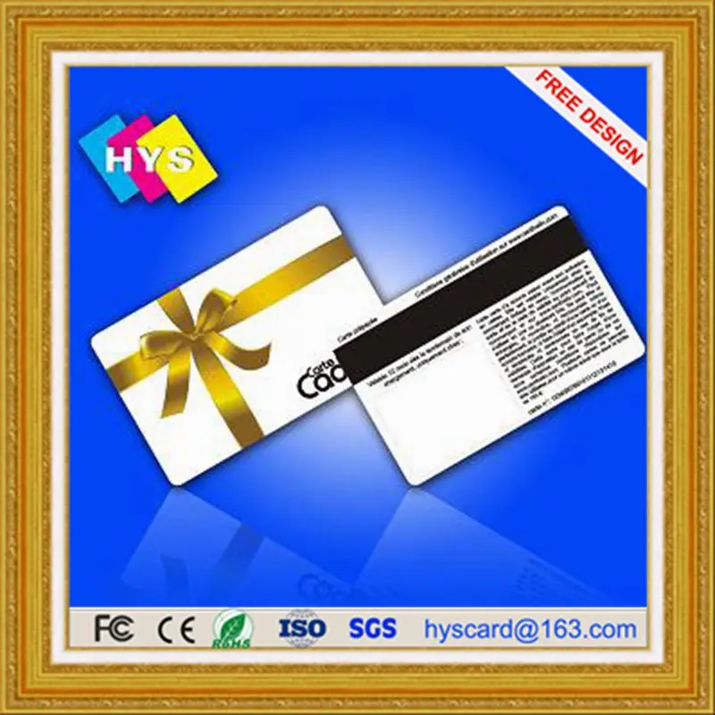 

High quality pvc card key and blank magnetic card supply