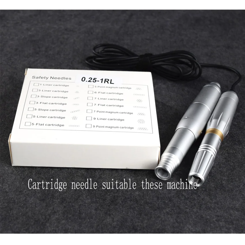 Картридж Needle10pcs 1RL Одноразовые стерилизованное татуировки перманентный Макияж Pen