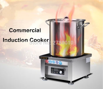 

Commercial Induction Cooker 6000W Large Power Electromagnetic Oven Energy-saving Electromagnetic Cooker HSS-605G