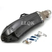 Carbon fiber exhaust pipe Akrapovic motorcycle exhaust pipe muffler For triumph SPEED TRIPLE DAYTONA 955i SPEED TRIPLE R