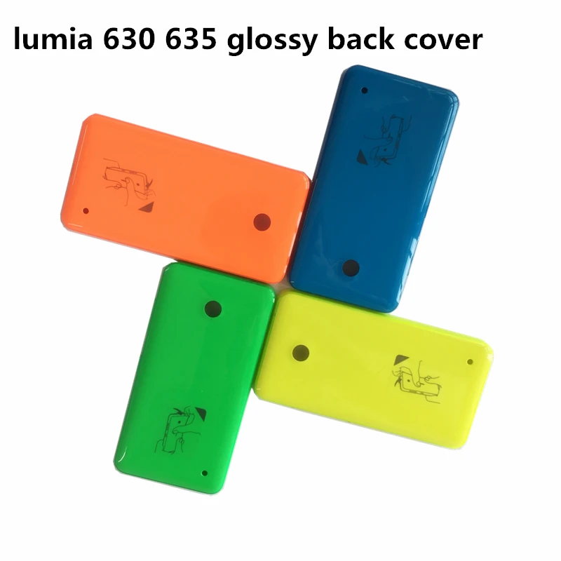 Менее но лучше для Nokia lumia 630 задняя крышка оригинальный новый глянцевый чехол