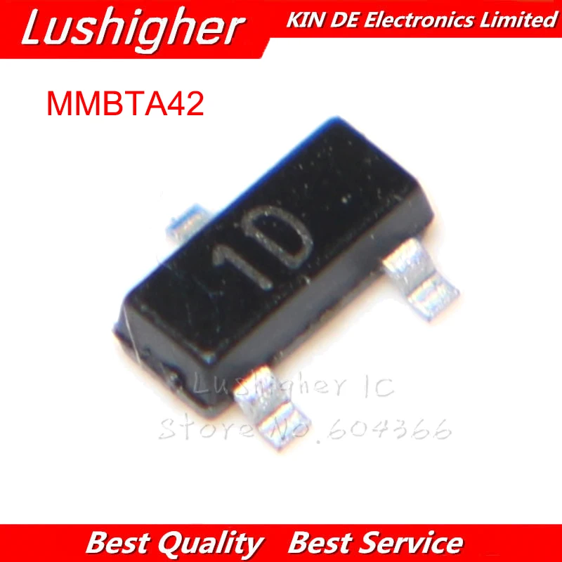100 шт. MMBTA42 1D SOT23 MMBTA42LT1G A42 SMD СОТ 23 3B новый оригинальный транзистор|transistor a42|transistor