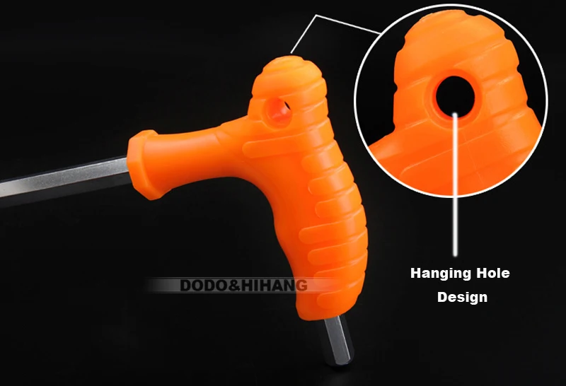 5PCSSet Crutch Hex Key Wrench L-shaped Ball Head Professional Spanner Hand Tool Wrench herramientas (4)