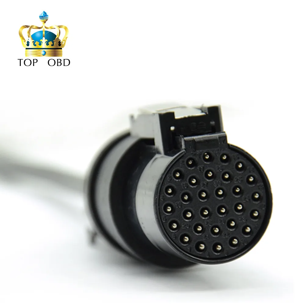 

Wholesale 1pcs Truck Diagnostic Cables For Iveco 30 Pin OBD Connector Open End OBD Cable High Quality 30pin Cable For Iveco