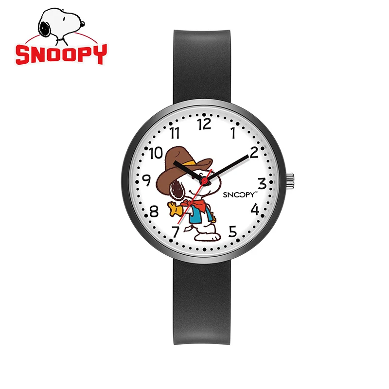 Snoopy часы женские часы классические мужские часы детские часы подлинный бренд кварцевые наручные часы специальное издание часы подарок